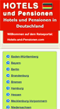 Mobile Screenshot of hotels-und-pensionen.com