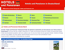 Tablet Screenshot of hotels-und-pensionen.com